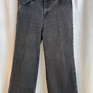 J. McLaughlin Charter Wide Leg Cropped Jeans Sz 14